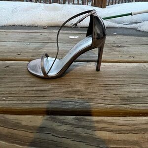 Stuart Weitzman silver sandals Size 7